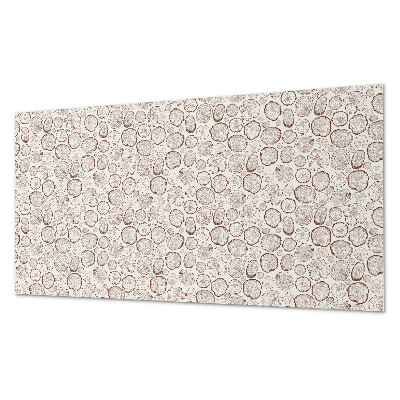 Zelfklevend wandpaneel Ronde potten in verschillende vormen