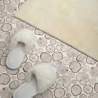 Zelfklevend wandpaneel Ronde potten in verschillende vormen