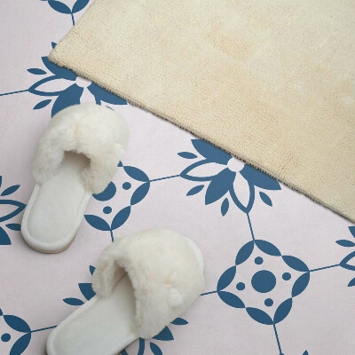 Wandpaneel pvc Bloemenmotief met groene bladeren