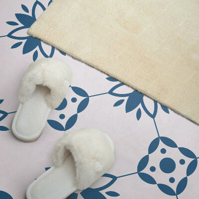 Wandpaneel pvc Bloemenmotief met groene bladeren