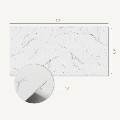 Vinyl wandpaneel Marmerpatroon met fijne aderen