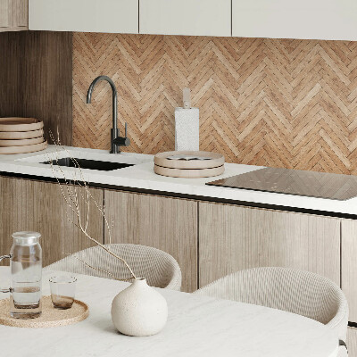 Vinyl wandpaneel Visgraatbord