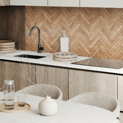 Vinyl wandpaneel Visgraatbord