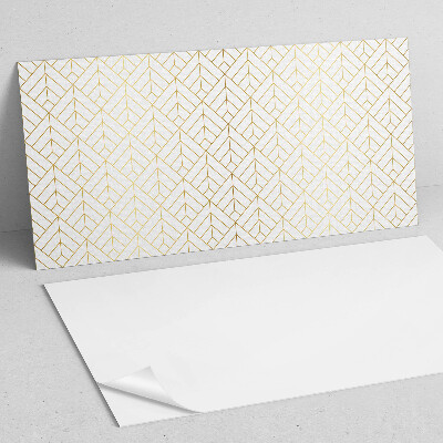 Zelfklevend wandpaneel Bladpatroon in 3D