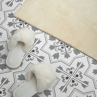 Zelfklevend wandpaneel Bloemmotief in harmonieuze tinten