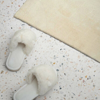 Zelfklevend wandpaneel Steenpatroon met delicate accenten