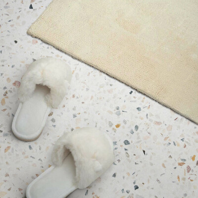 Zelfklevend wandpaneel Steenpatroon met delicate accenten