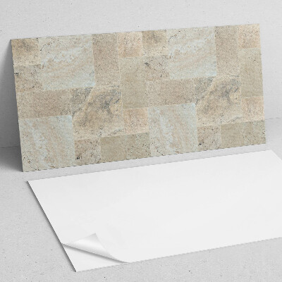 Zelfklevend wandpaneel Mozaïekpatroon van stenen