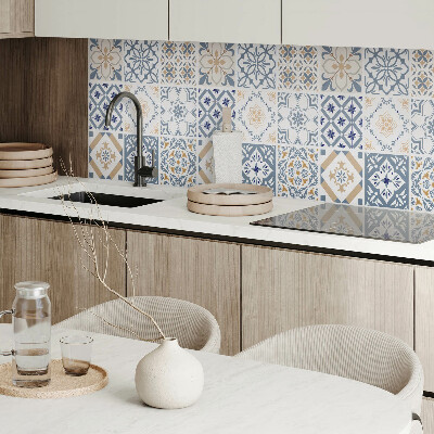 Zelfklevend wandpaneel Mozaïekroosters in een unieke stijl