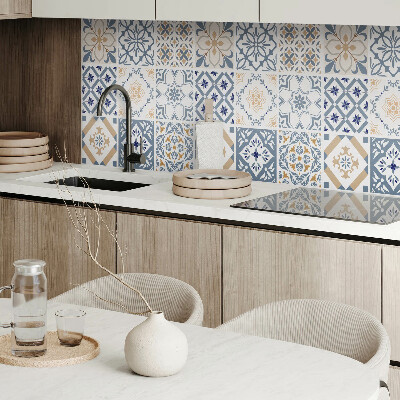 Zelfklevend wandpaneel Mozaïekroosters in een unieke stijl