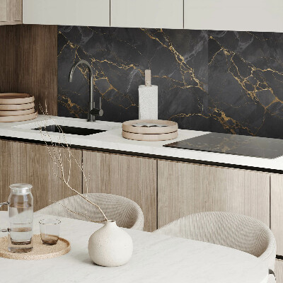 Vinyl wandpaneel Elegant marmerpatroon met aderen