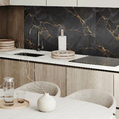 Vinyl wandpaneel Elegant marmerpatroon met aderen