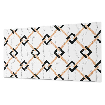 Wandpaneel pvc Moderne marmeren geometrische motieven