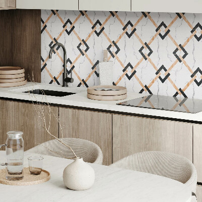 Wandpaneel pvc Moderne marmeren geometrische motieven