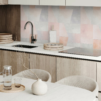 Wandpaneel pvc Pastelgeometrie