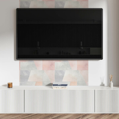Wandpaneel pvc Pastelgeometrie