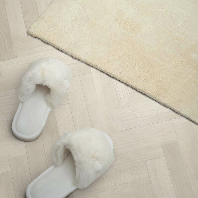 Zelfklevend wandpaneel Visgraatmotief op hout