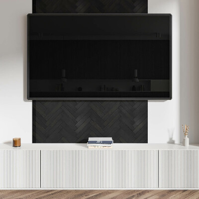 Wandpaneel pvc Visgraat parketpatroon