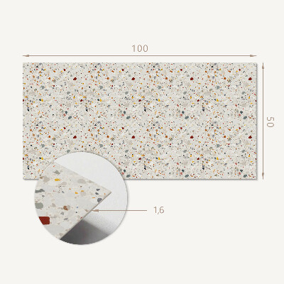 Zelfklevend wandpaneel Een verzameling van verschillende vormen