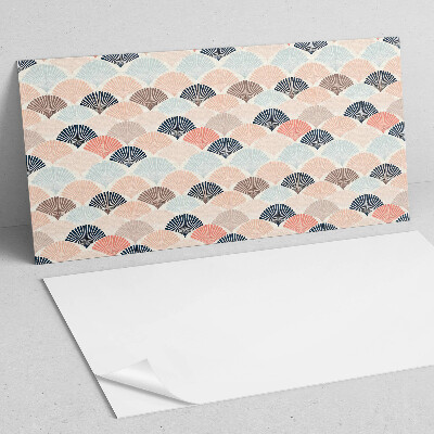 Vinyl wandpaneel Golven met een waaiermotief