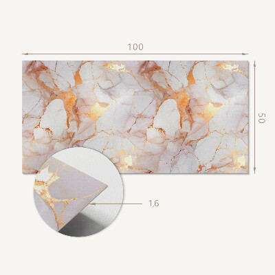 Wandpaneel pvc Marmerpatroon met subtiele adering