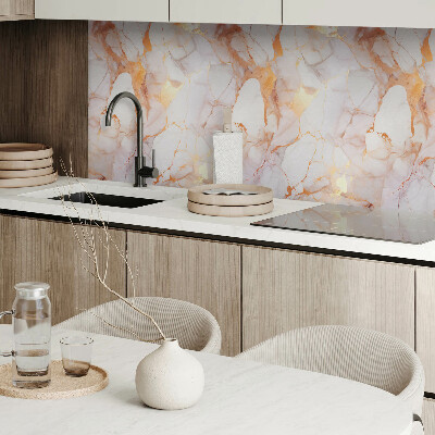 Wandpaneel pvc Marmerpatroon met subtiele adering