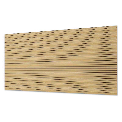 Vinyl wandpaneel Parallelle patronen van houten planken