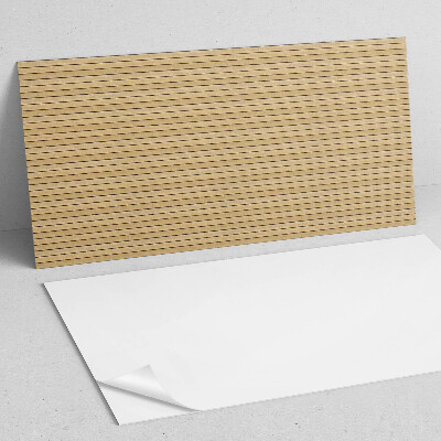 Vinyl wandpaneel Parallelle patronen van houten planken