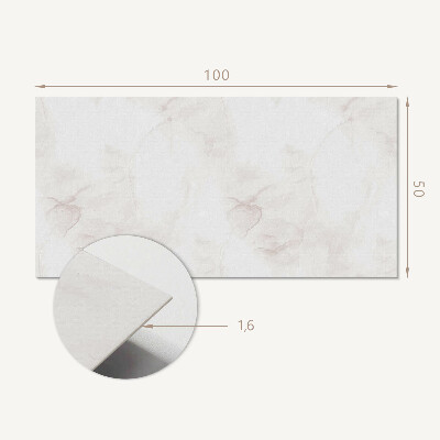 Vinyl wandpaneel Marmermotief in subtiele tinten