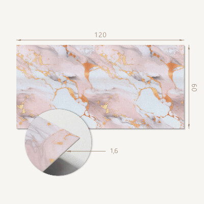 Vinyl wandpaneel Marmermotief met details