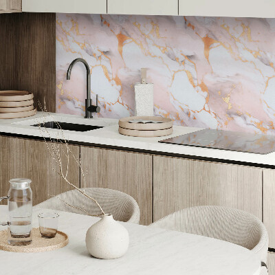 Vinyl wandpaneel Marmermotief met details