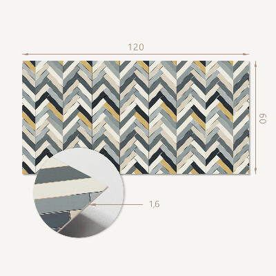 Wandpaneel pvc Visgraatmotief