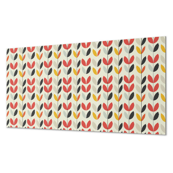 Zelfklevend wandpaneel Bladmotief