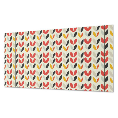 Zelfklevend wandpaneel Bladmotief