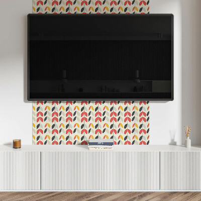 Zelfklevend wandpaneel Bladmotief