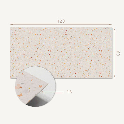 Vinyl wandpaneel Terrazzo -motief