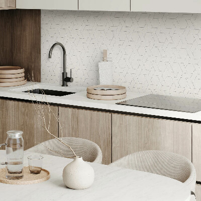 Wandpaneel pvc Zeshoekig geometrisch motief