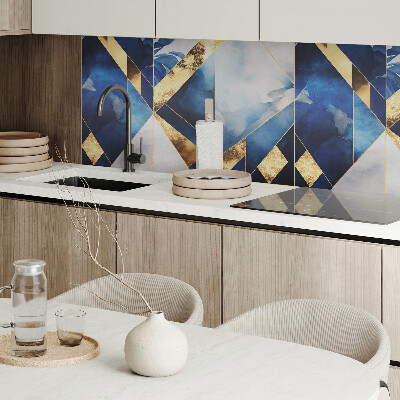 Zelfklevend wandpaneel Geometrie in kleuren