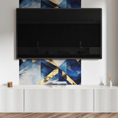 Zelfklevend wandpaneel Geometrie in kleuren