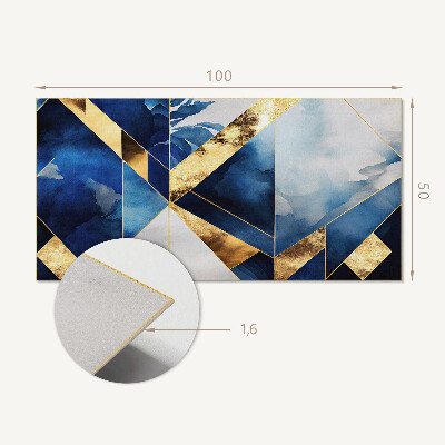 Zelfklevend wandpaneel Geometrie in kleuren