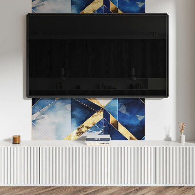 Zelfklevend wandpaneel Geometrie in kleuren