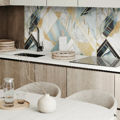 Vinyl wandpaneel Marmeren geometrische vormen