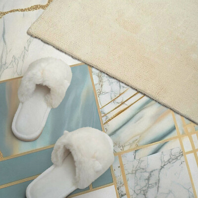 Vinyl wandpaneel Marmeren geometrische vormen