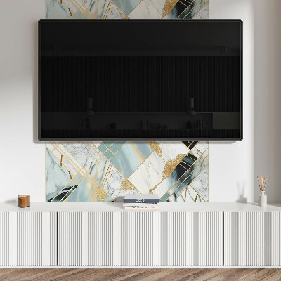 Vinyl wandpaneel Marmeren geometrische vormen