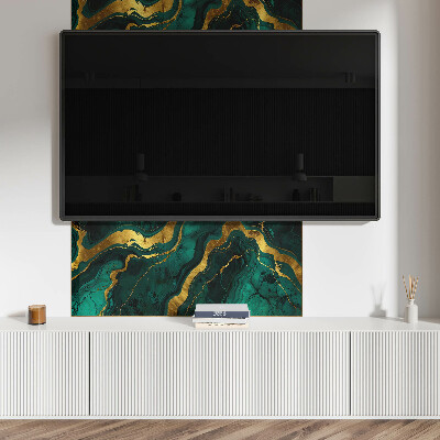 Zelfklevend wandpaneel Abstracte golven in de structuur