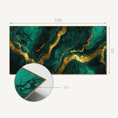 Zelfklevend wandpaneel Abstracte golven in de structuur