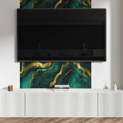 Zelfklevend wandpaneel Abstracte golven in de structuur