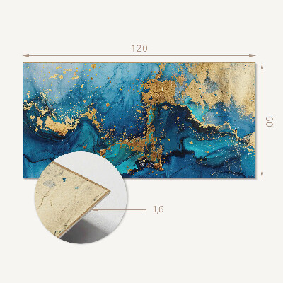 Wandpaneel pvc Abstract watermotief