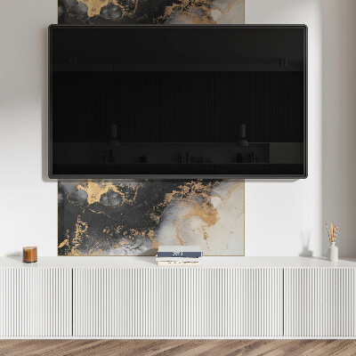 Zelfklevend wandpaneel Abstracte vlekken in dynamische vormen