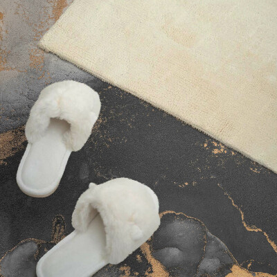 Zelfklevend wandpaneel Abstracte vlekken in dynamische vormen